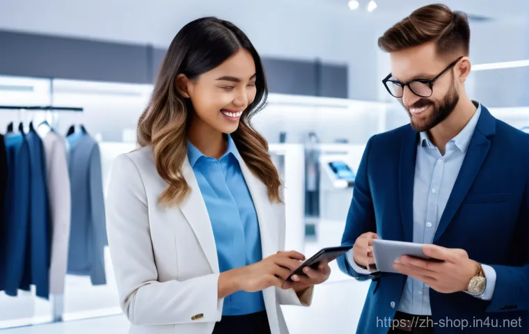 쇼핑매니저와 마케팅 협업 사례 - Image Prompt 1: The Evolving E-commerce Strategist**