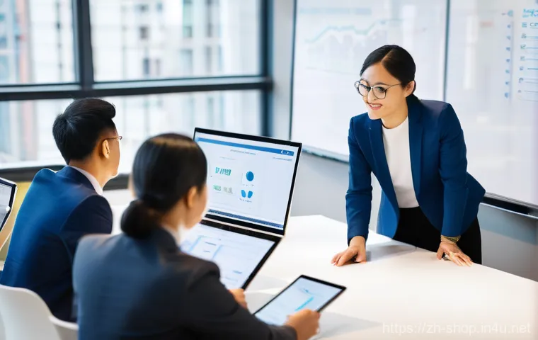 쇼핑매니저가 되기 위한 필수 스킬 - **Prompt:** A split image illustrating a modern retail ecosystem. On the left, a vibrant e-commerce ... 쇼핑매니저가 되기 위한 필수 스킬 - **Prompt:** A split image illustrating a modern retail ecosystem. On the left, a vibrant e-commerce ...
