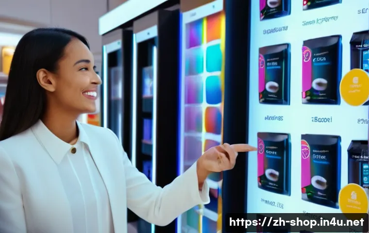 쇼핑매니저 시험 기출문제 분석 - **Prompt:** "A vibrant, modern retail store bustling with diverse shoppers of various ages and backg...